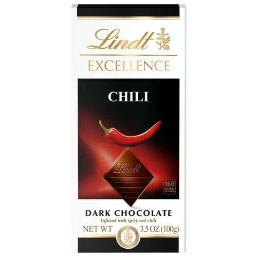 Lindt EXCELLENCE Chili Dark Chocolate Bar 3.5 oz