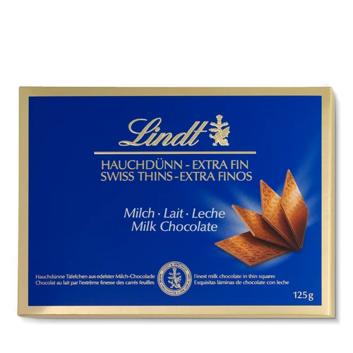 Lindt Milk Chocolate Swiss Thins (4.4 oz)