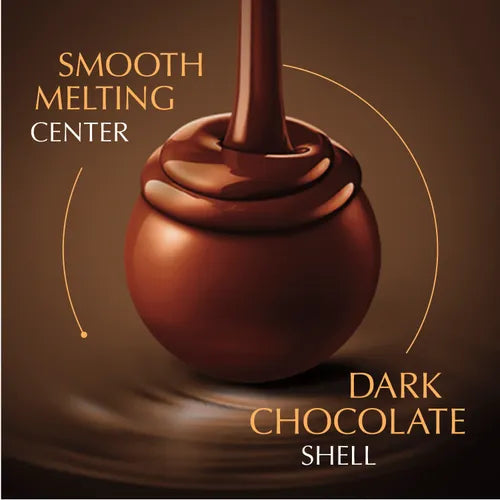 60% Extra Dark Chocolate LINDOR Truffles 800-pc Case (353 oz)